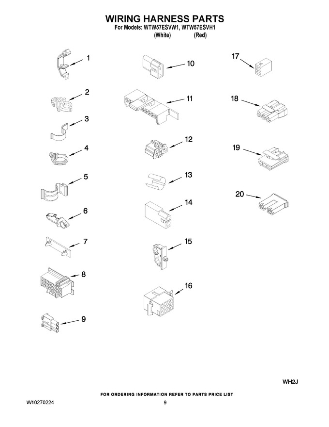 Diagram for WTW57ESVW1