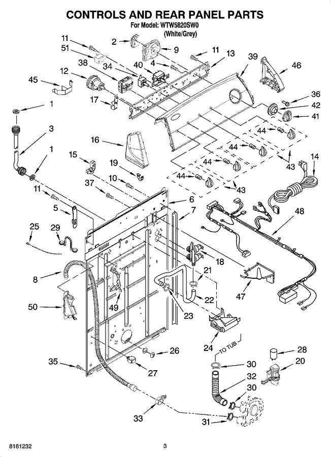 Diagram for WTW5820SW0