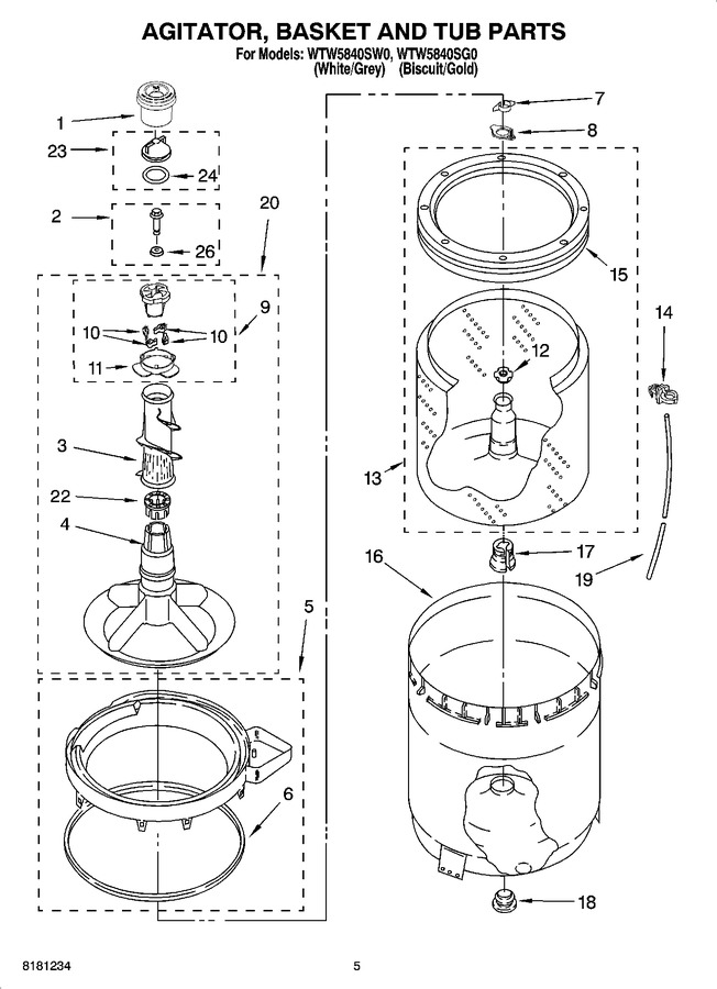 Diagram for WTW5840SW0