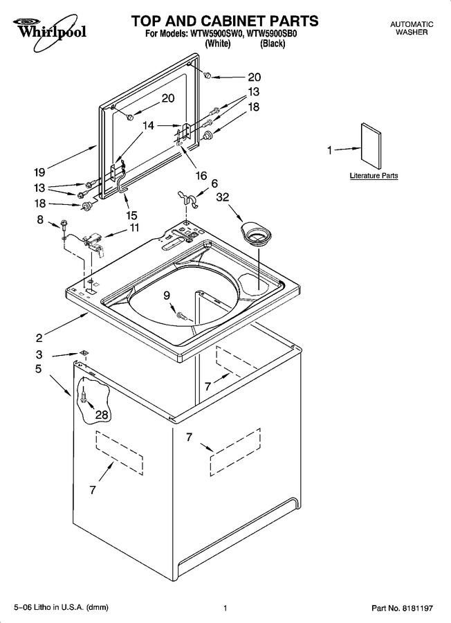 Diagram for WTW5900SW0