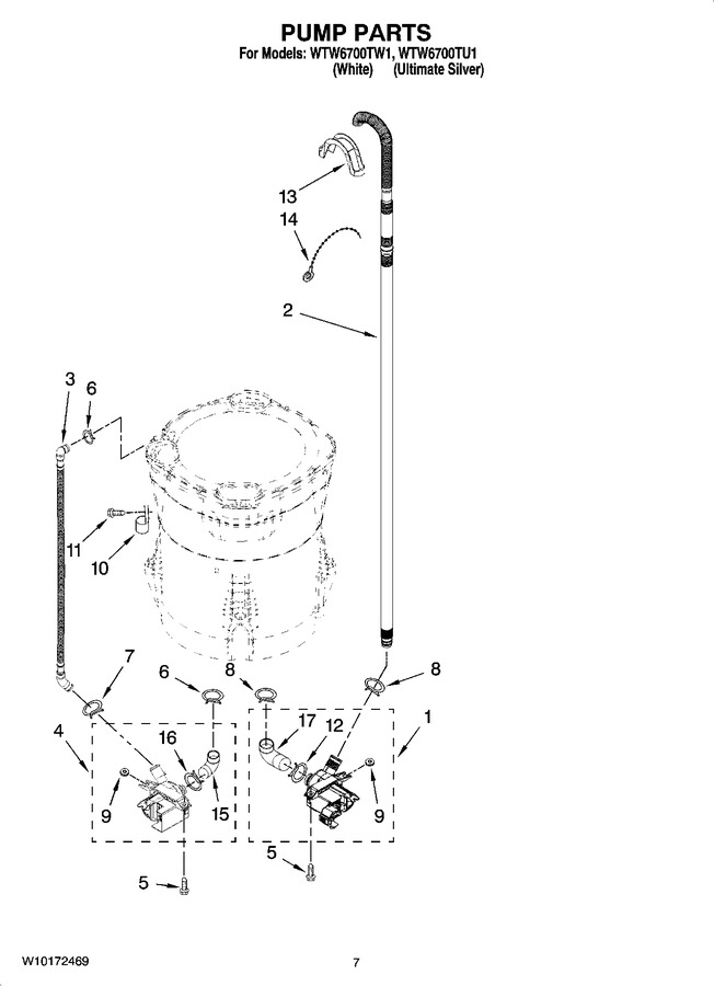 Diagram for WTW6700TW1