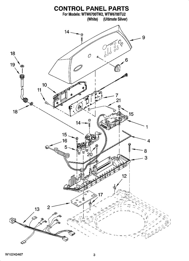 Diagram for WTW6700TW2