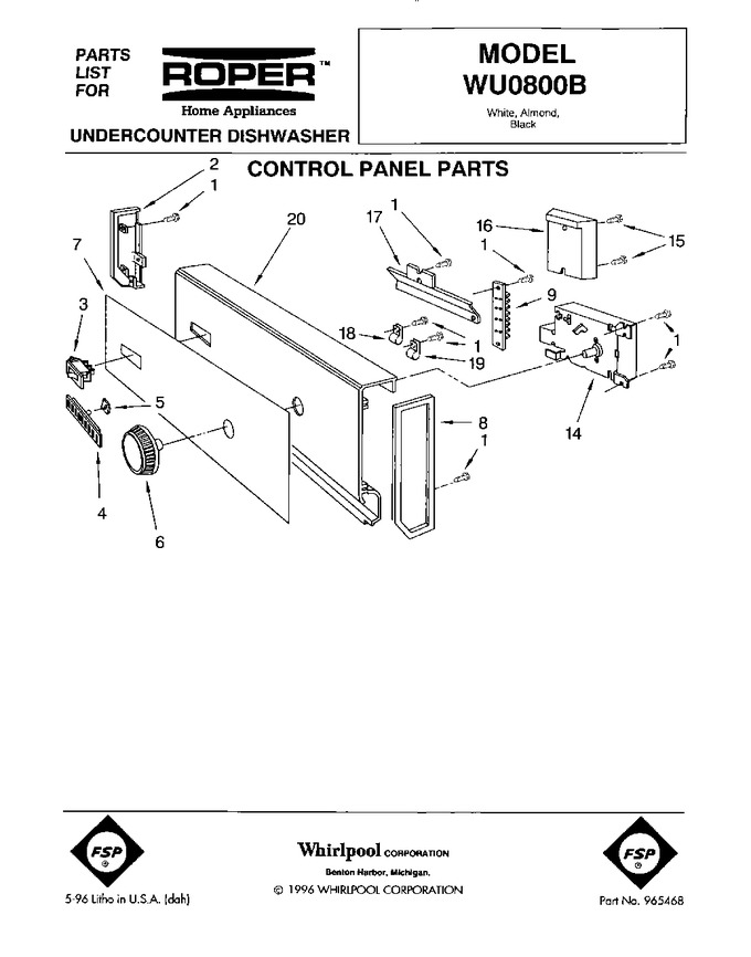 Diagram for WU0800B