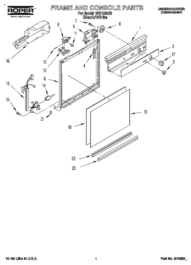 Diagram for WU1000X8