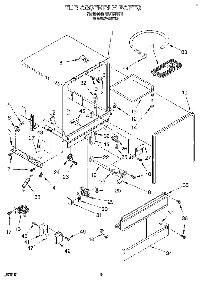 Diagram for WU1000Y0