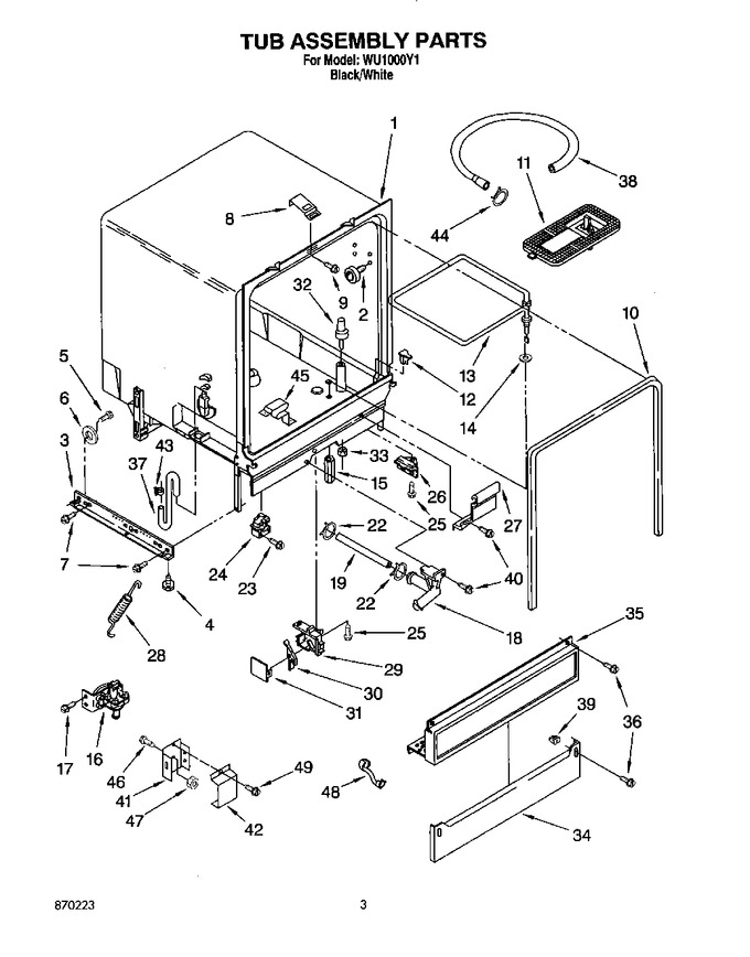 Diagram for WU1000Y1