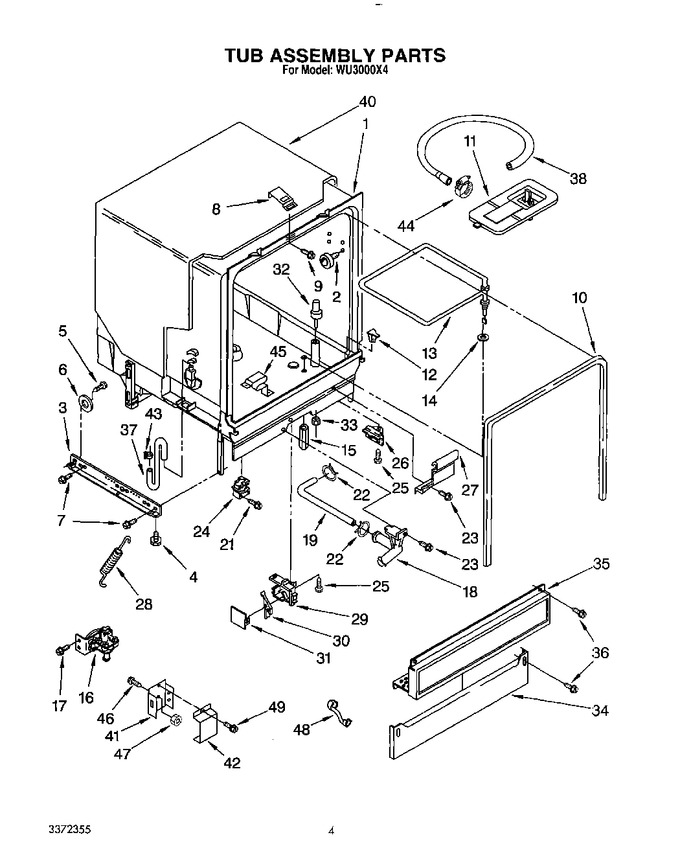 Diagram for WU3000X4