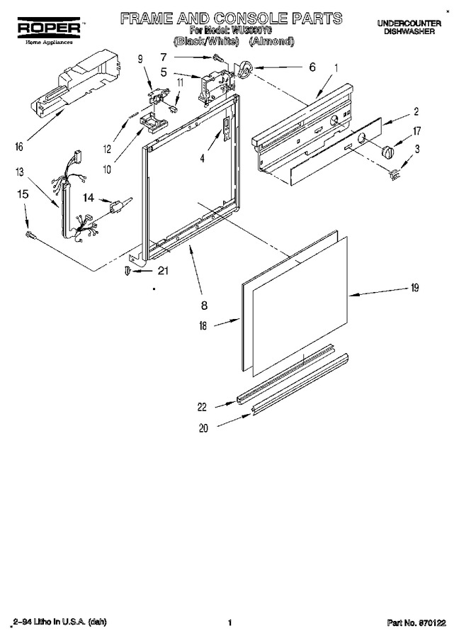 Diagram for WU3000Y0
