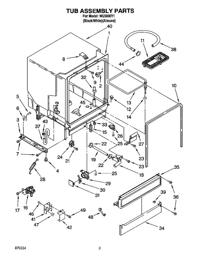 Diagram for WU3000Y1