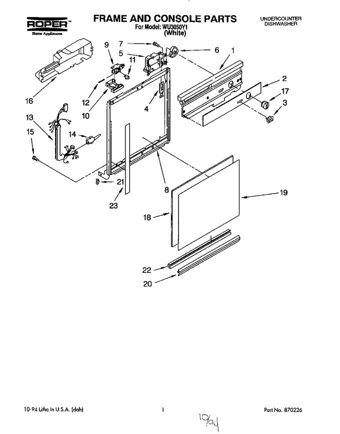 Diagram for WU3050Y1