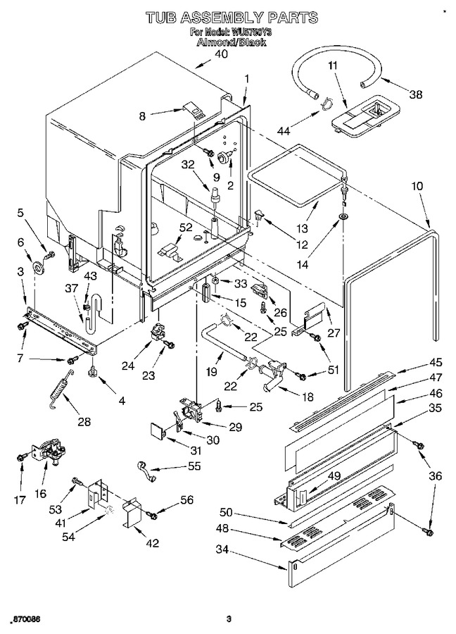 Diagram for WU5750Y3