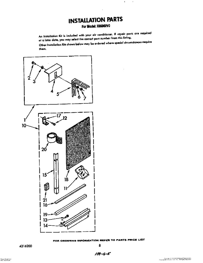 Diagram for X05002V0