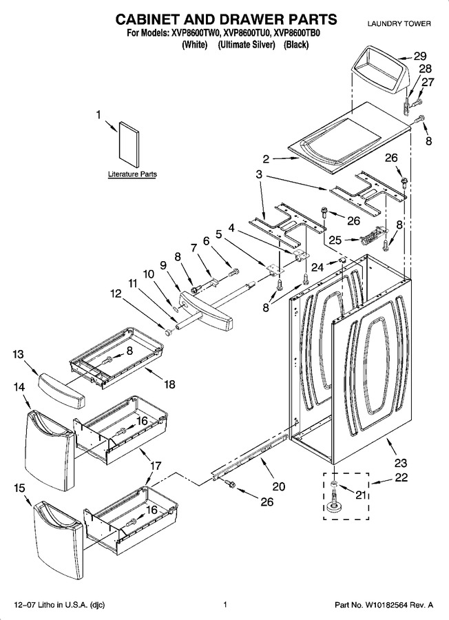 Diagram for XVP8600TB0