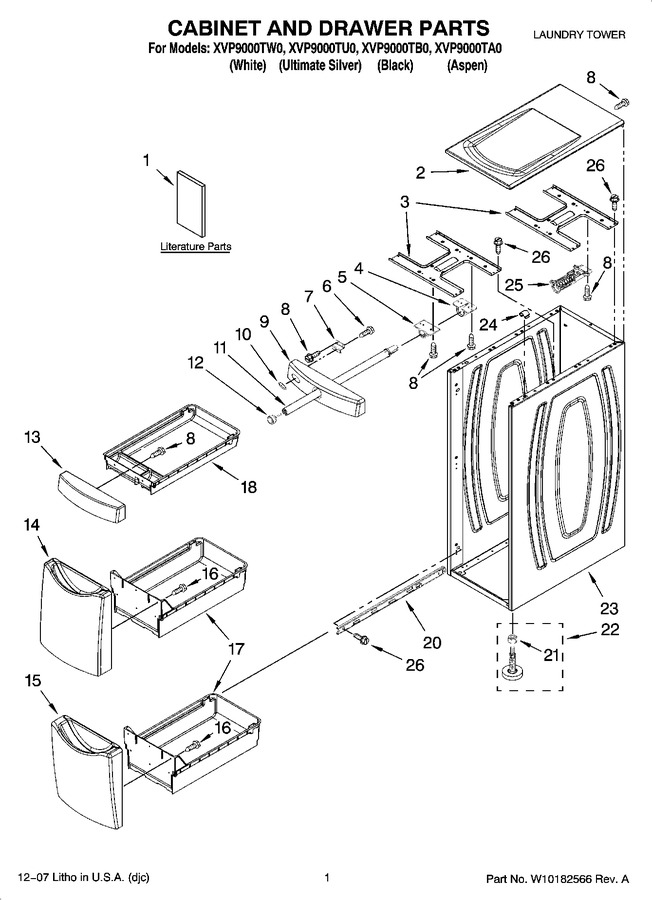 Diagram for XVP9000TW0