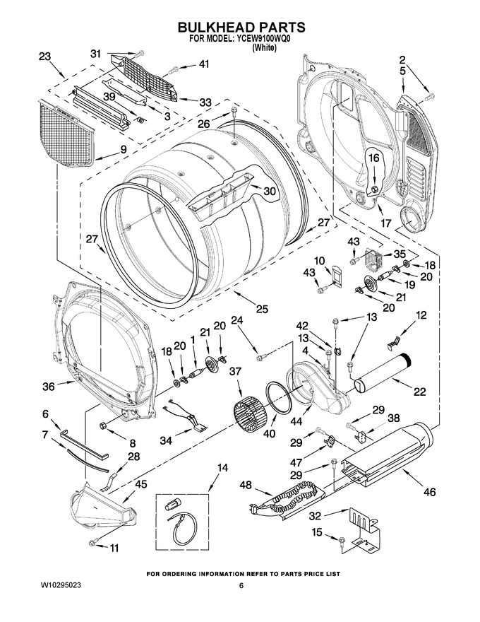 Diagram for YCEW9100WQ0