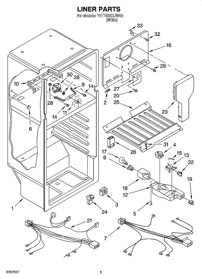 Diagram for YET18RKXJW00