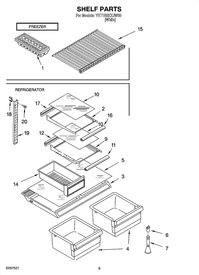 Diagram for YET18RKXJW00