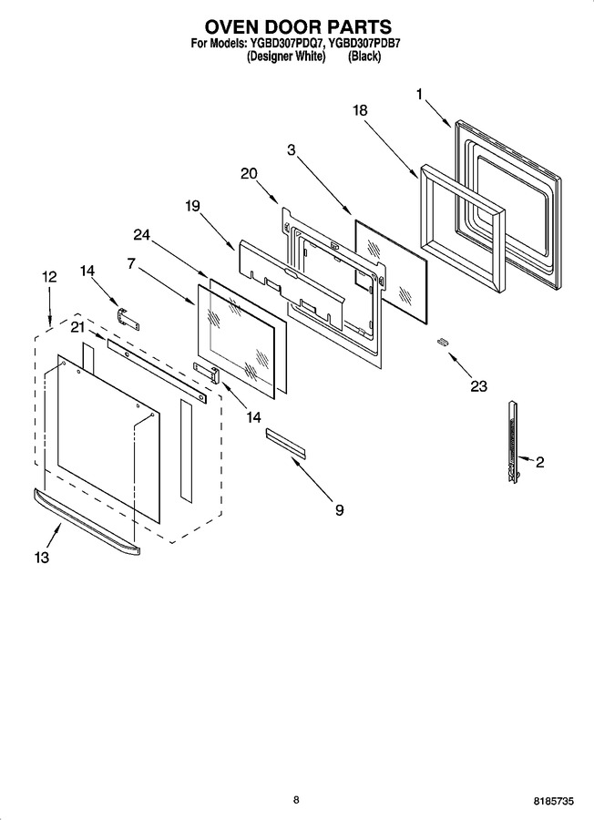 Diagram for YGBD307PDQ7