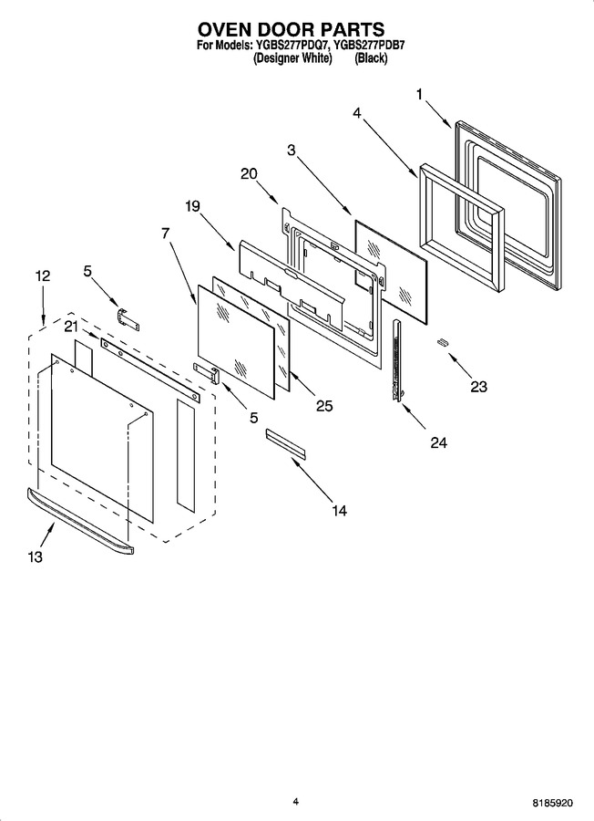Diagram for YGBS277PDQ7