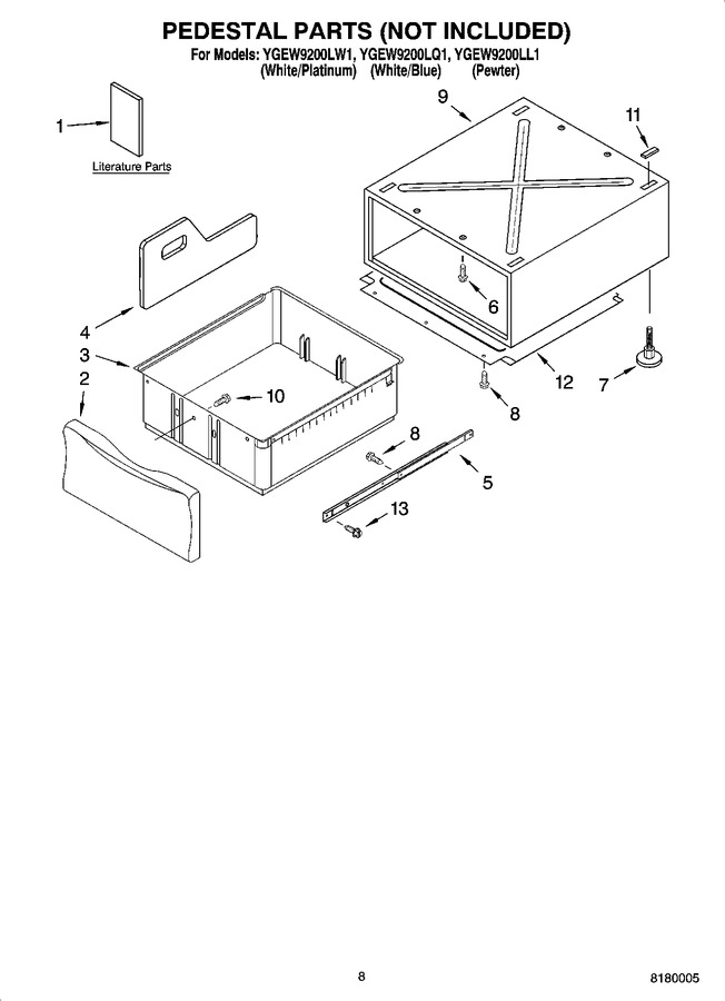 Diagram for YGEW9200LL1