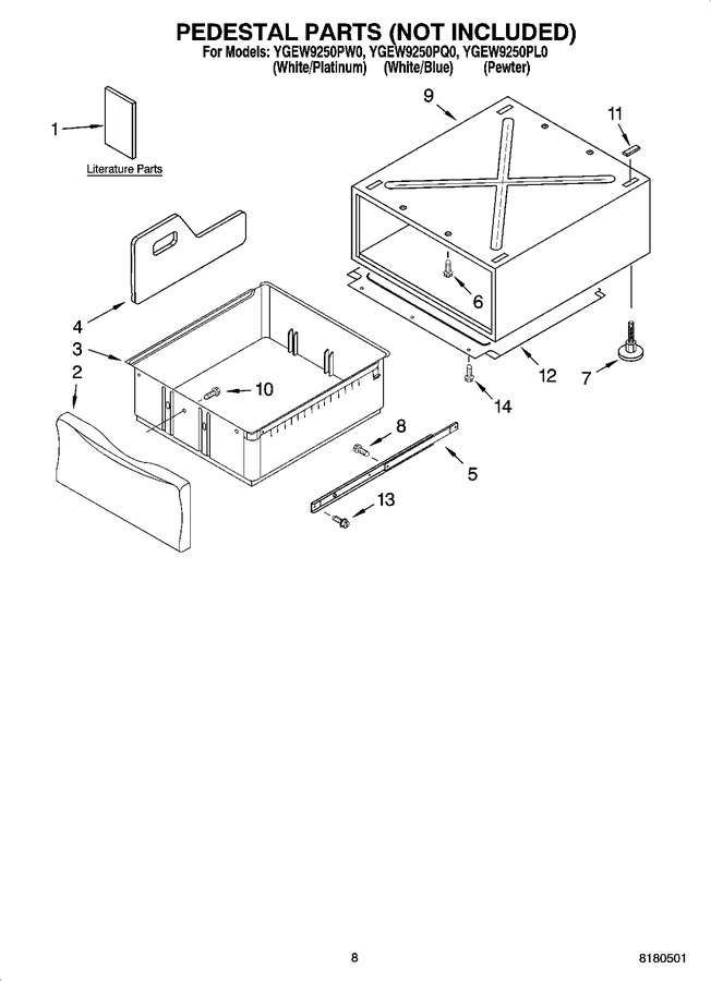 Diagram for YGEW9250PQ0
