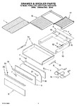 Diagram for 04 - Drawer & Broiler Parts