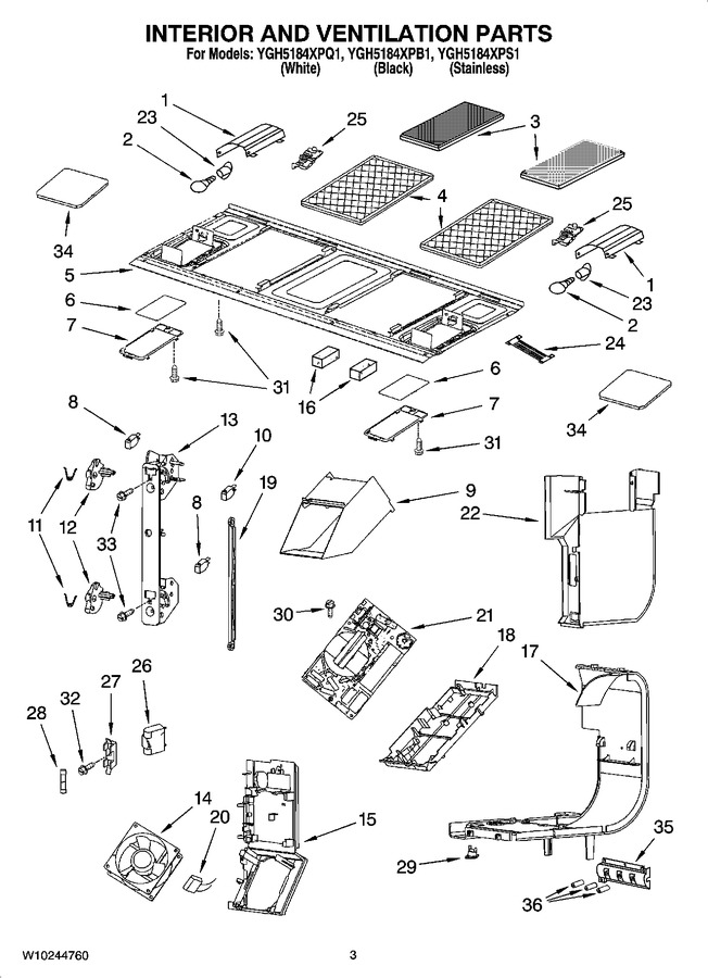 Diagram for YGH5184XPS1