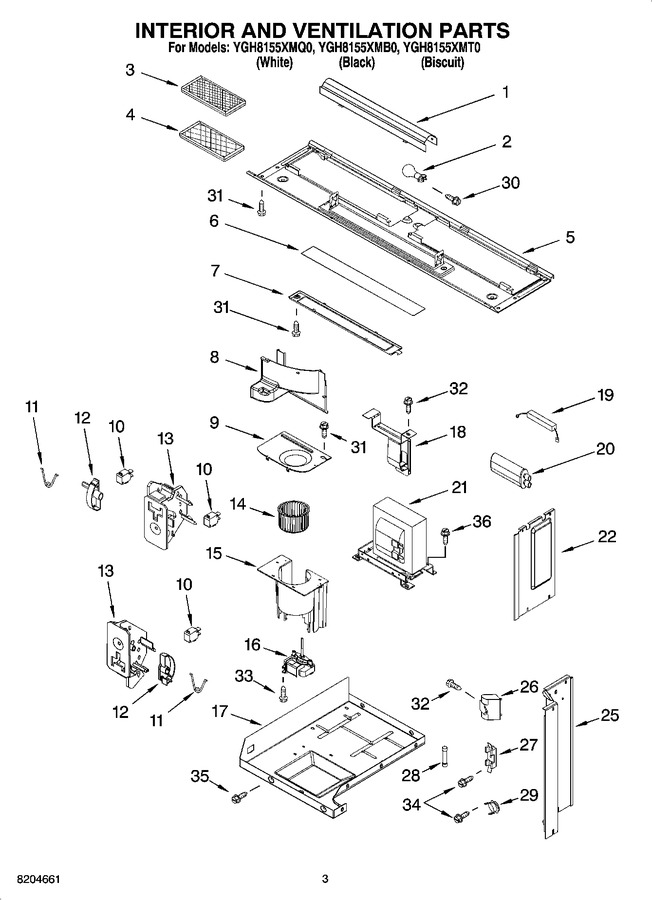 Diagram for YGH8155XMB0