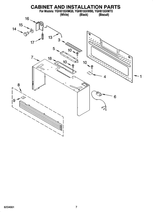 Diagram for YGH8155XMB0