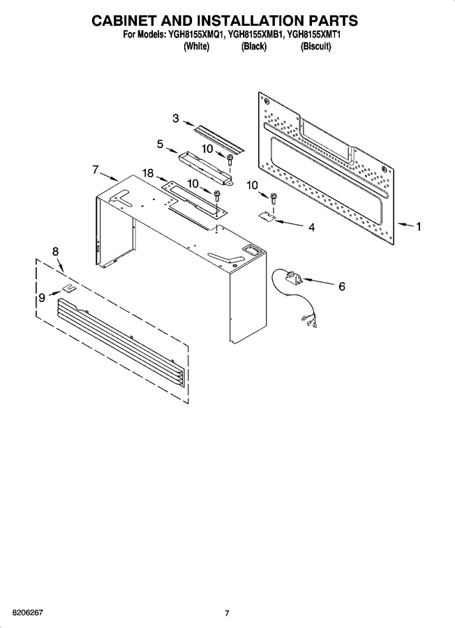 Diagram for YGH8155XMB1