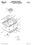 Diagram for 01 - Cooktop Parts