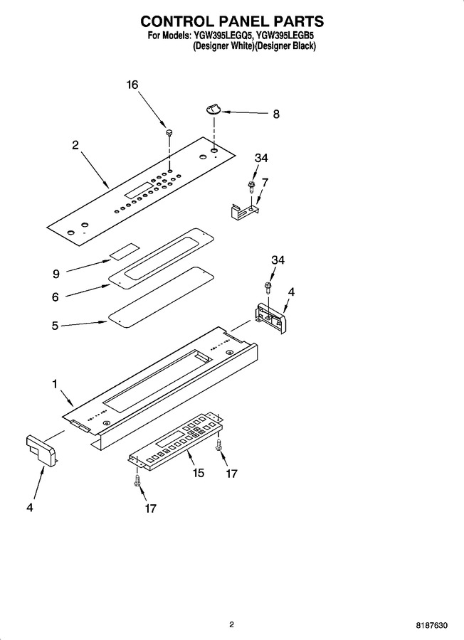 Diagram for YGW395LEGB5