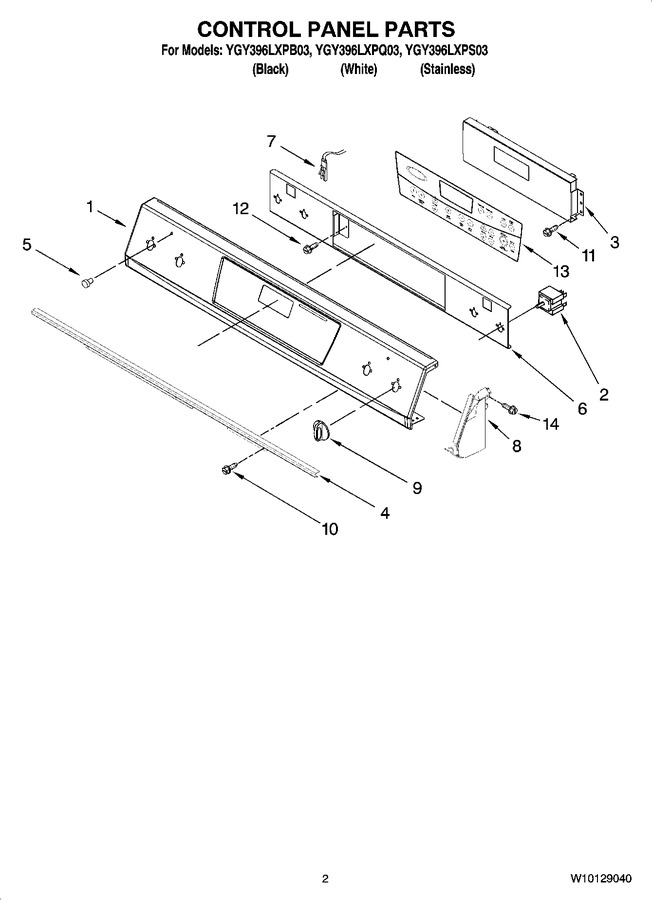 Diagram for YGY396LXPS03