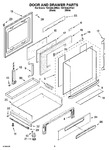Diagram for 04 - Door And Drawer Parts