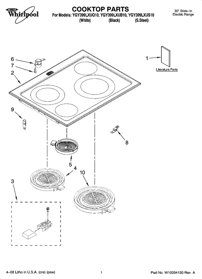 Diagram for YGY399LXUQ10