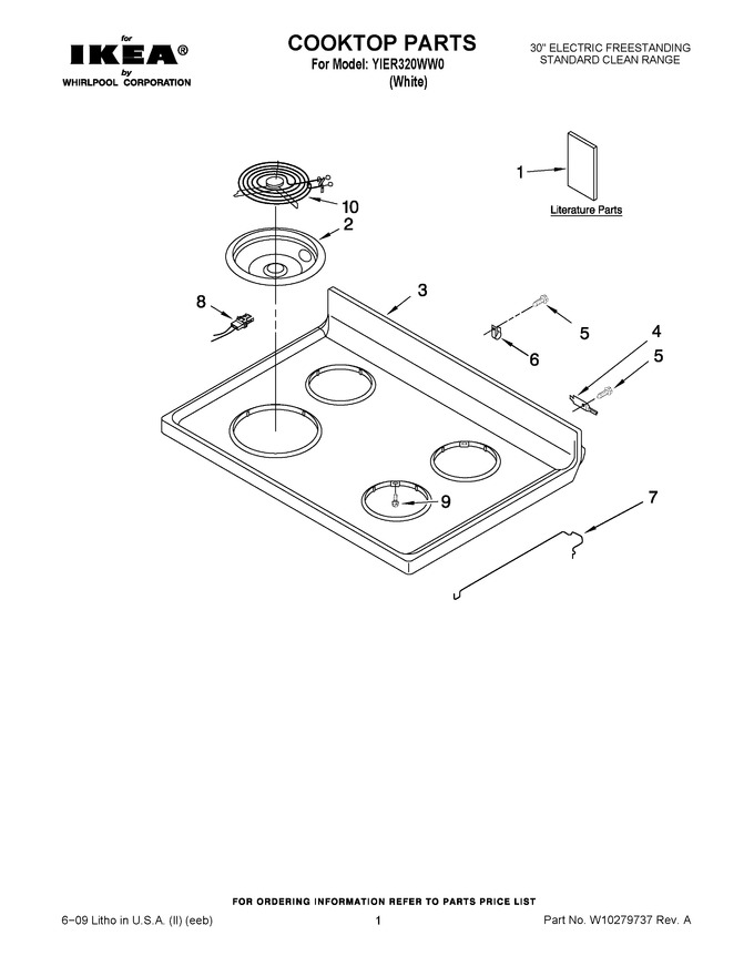 Diagram for YIER320WW0