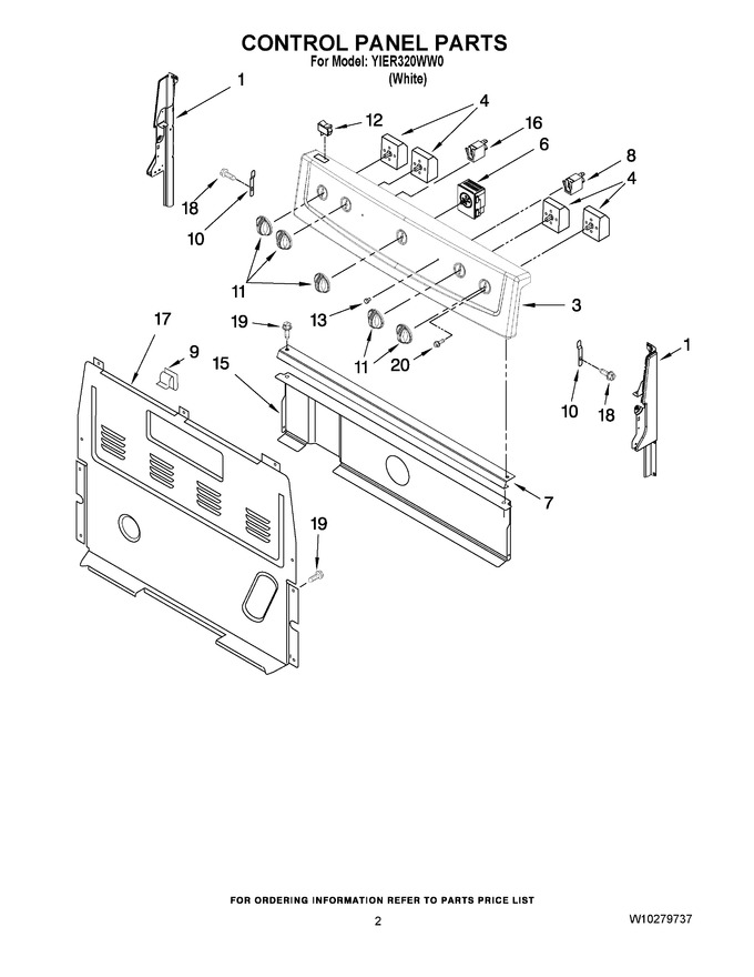 Diagram for YIER320WW0