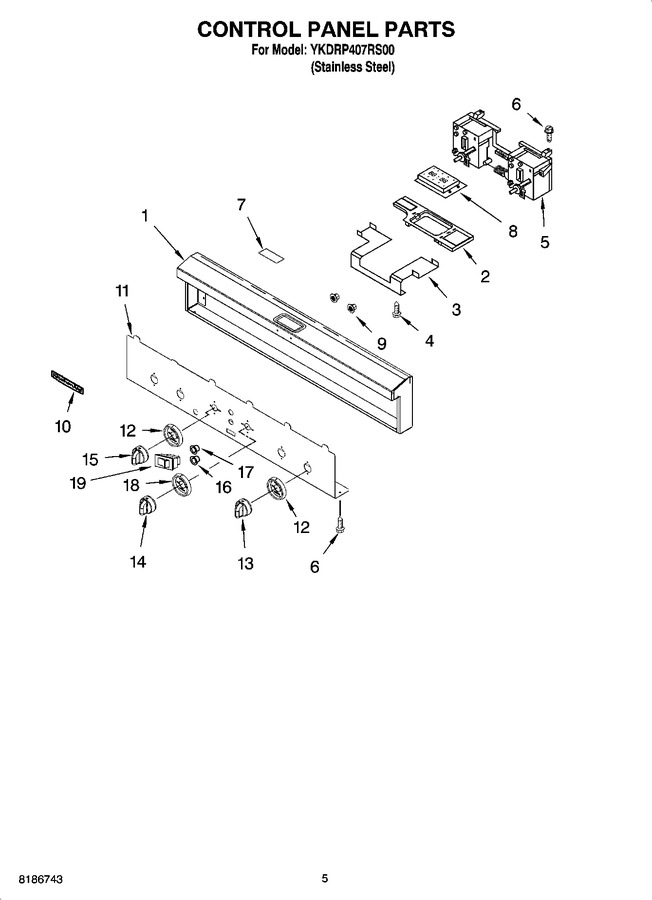Diagram for YKDRP407RS00