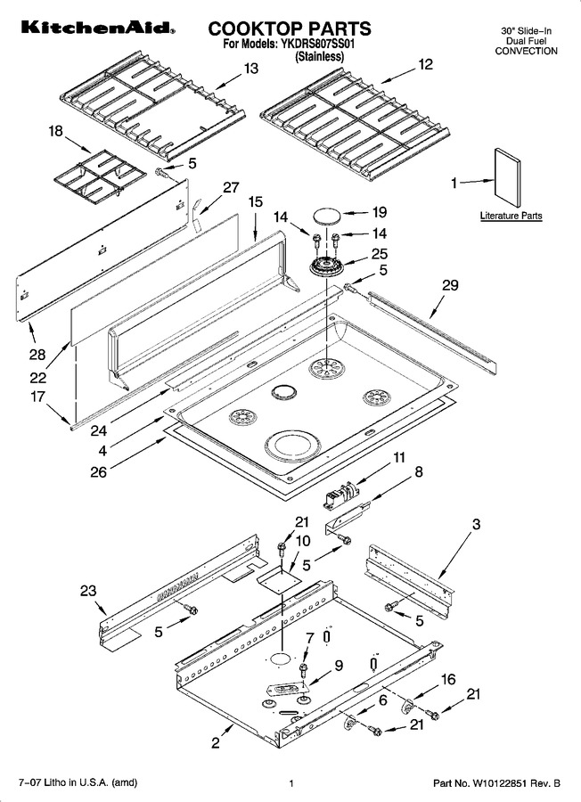 Diagram for YKDRS807SS01