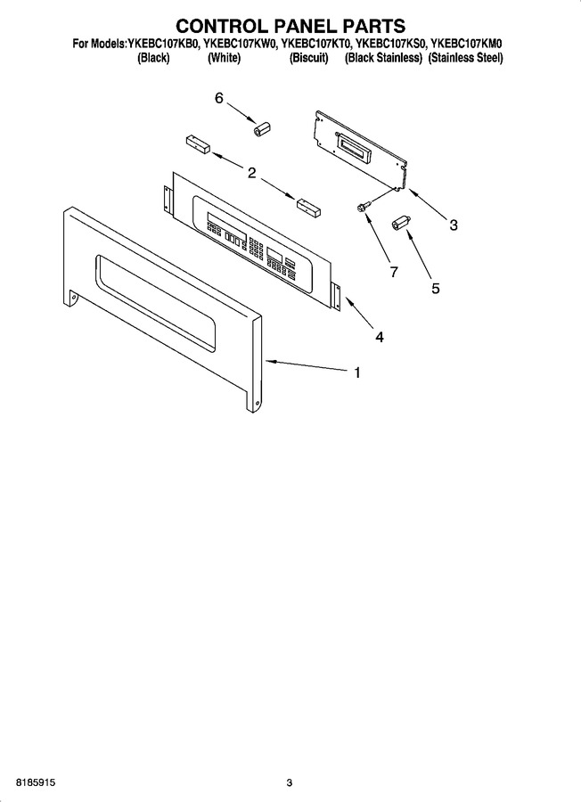 Diagram for YKEBC107KW0
