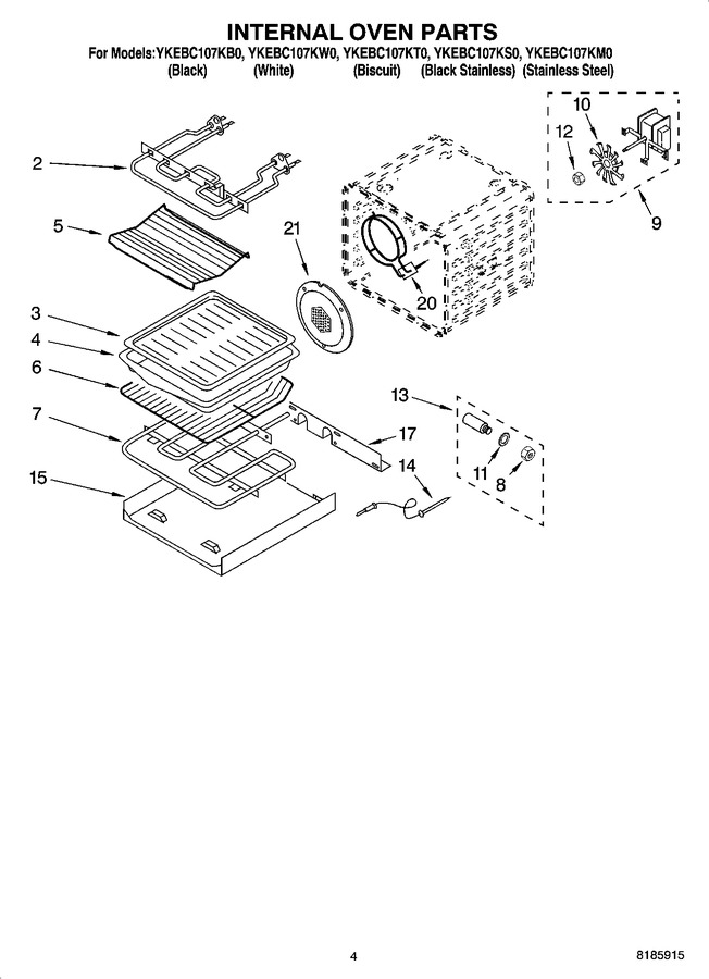 Diagram for YKEBC107KW0