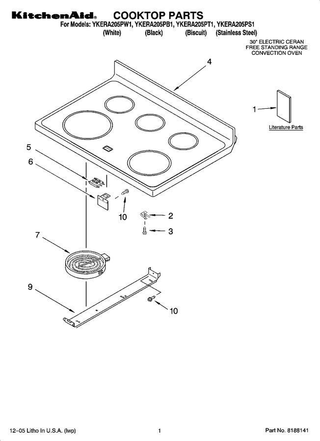 Diagram for YKERA205PW1