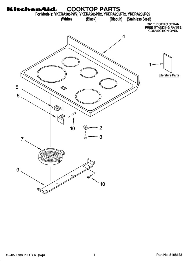 Diagram for YKERA205PW2