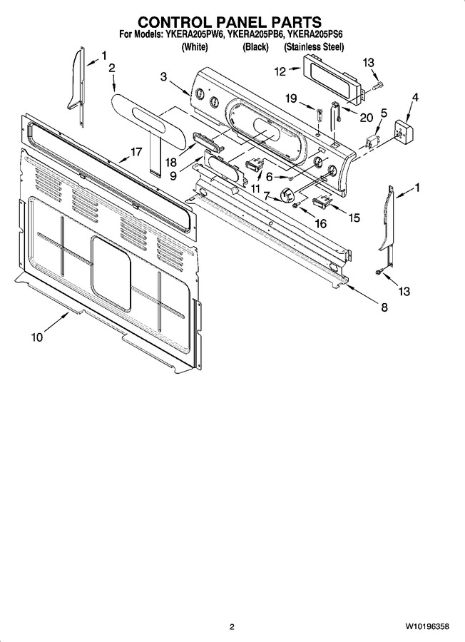 Diagram for YKERA205PW6