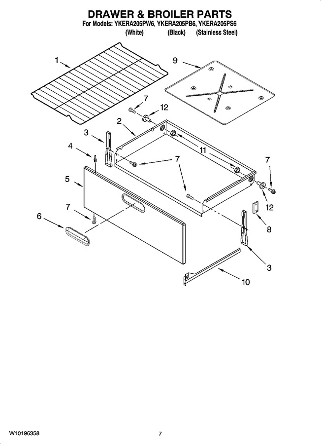 Diagram for YKERA205PW6