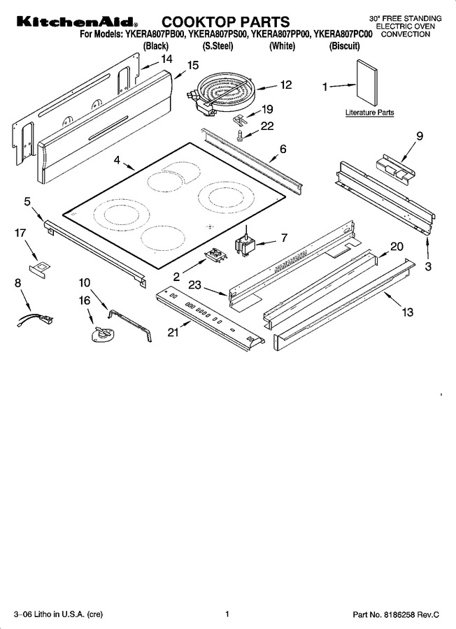 Diagram for YKERA807PB00