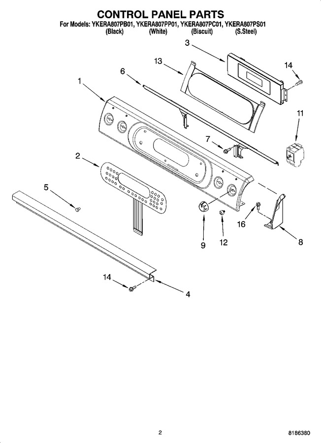 Diagram for YKERA807PP01