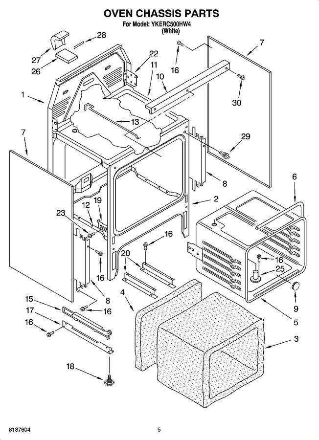 Diagram for YKERC500HW4