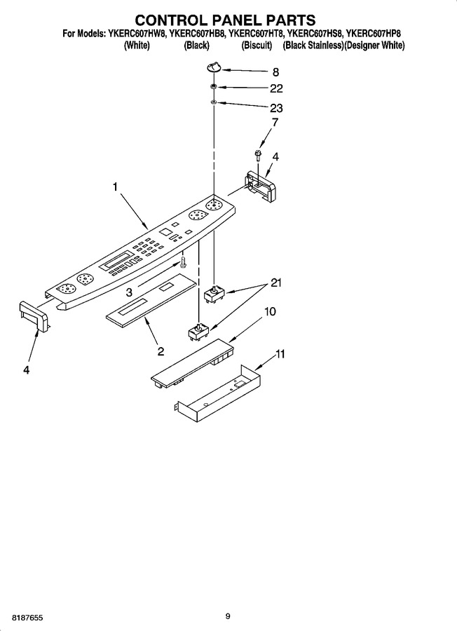 Diagram for YKERC607HW8