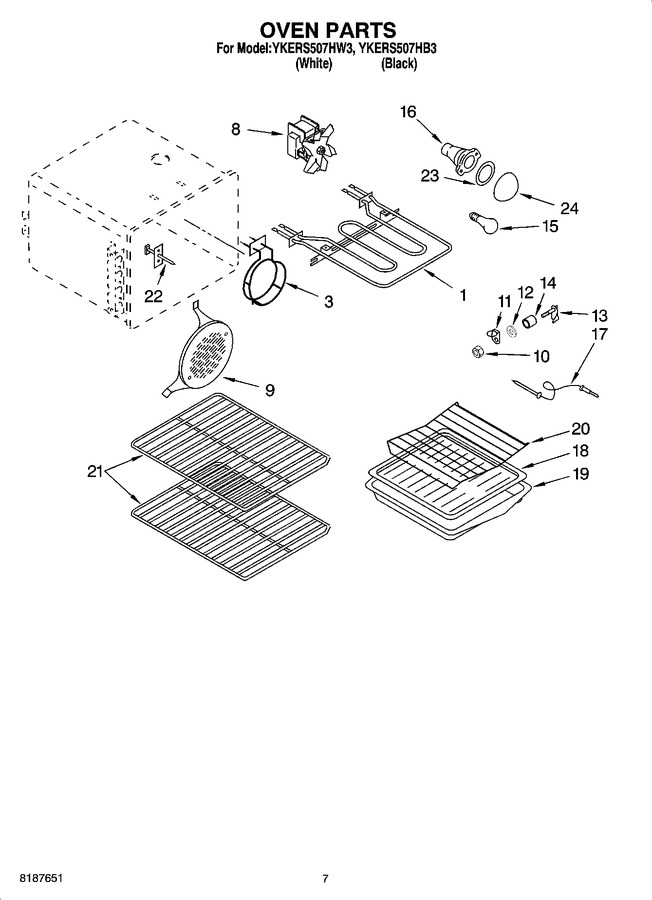 Diagram for YKERS507HB3